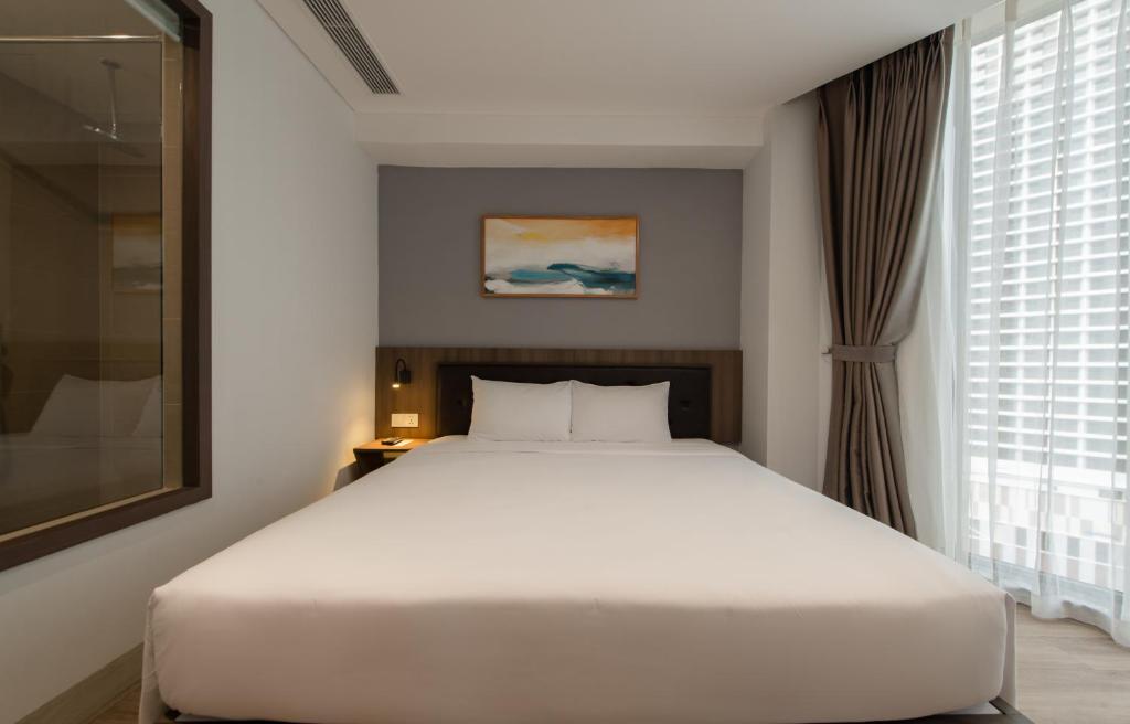Phòng Deluxe Giường Đôi Nhìn ra Thành phố