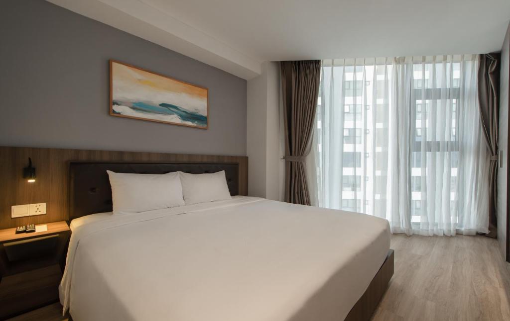 Phòng Deluxe Giường Đôi Nhìn ra Thành phố