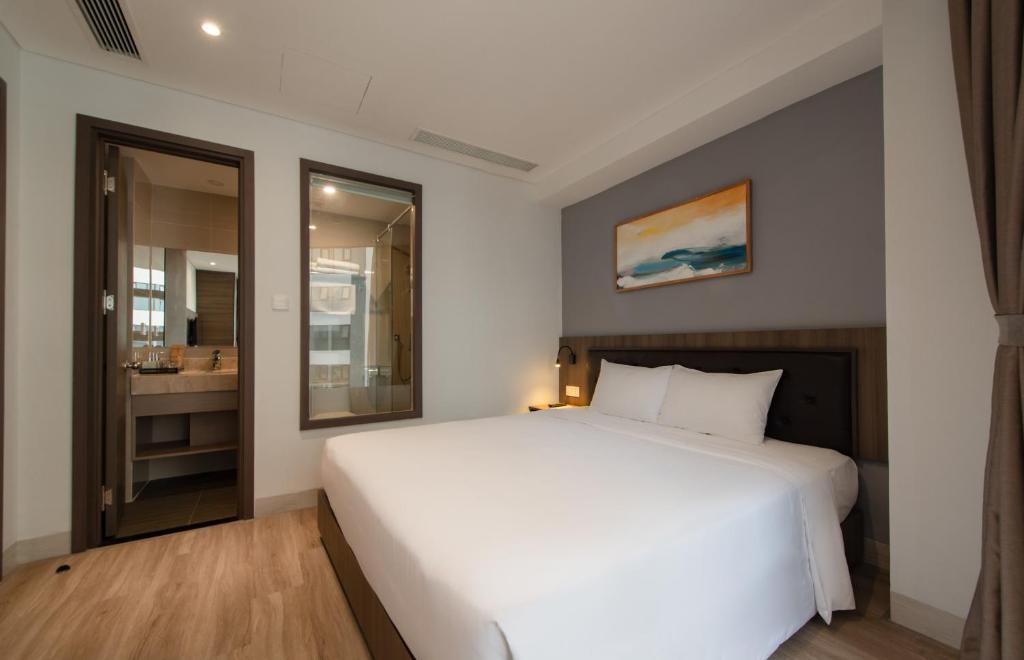 Phòng Deluxe Giường Đôi Nhìn ra Thành phố