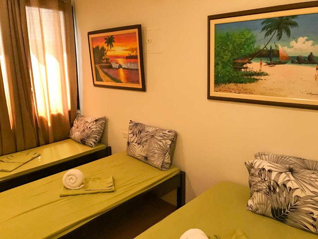 Posezení v ubytování E.I. SUITES
