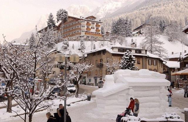 Hotel Catinaccio Rosengarten v zimě