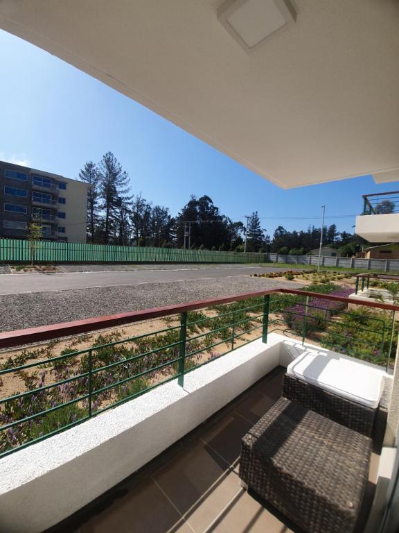 Balkón nebo terasa v ubytování Hermoso Departamento