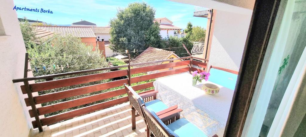 Balkón alebo terasa v ubytovaní Apartments Borka