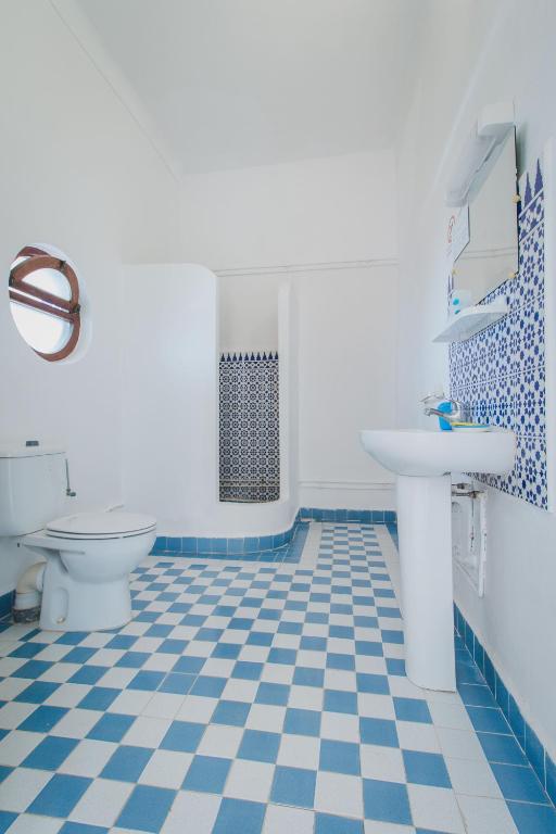 Koupelna v ubytování Auberge du Marabout