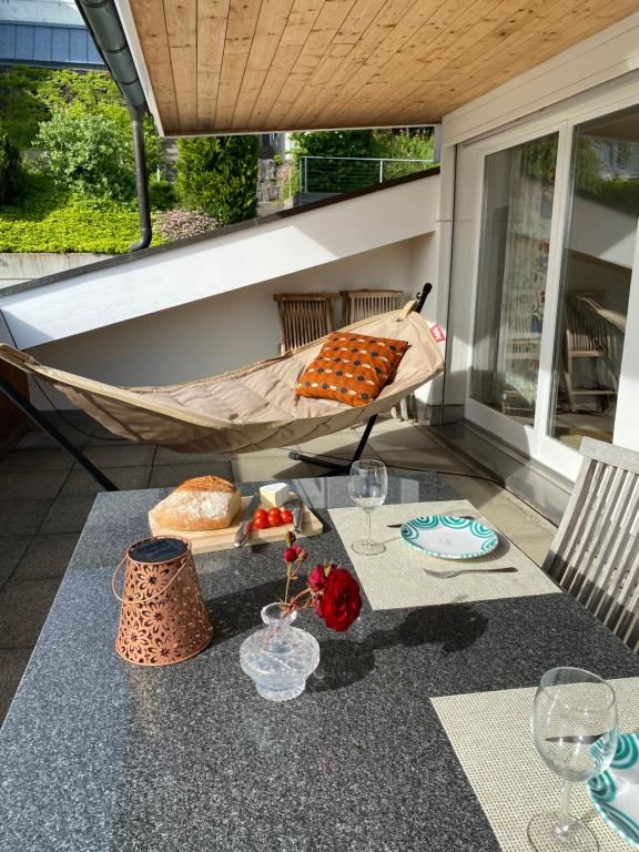 Posezení v ubytování Beautiful apartment with fantastic views