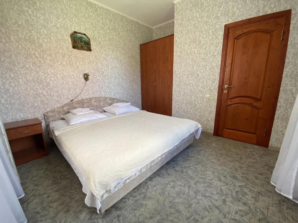 Postel nebo postele na pokoji v ubytování Edelweiss