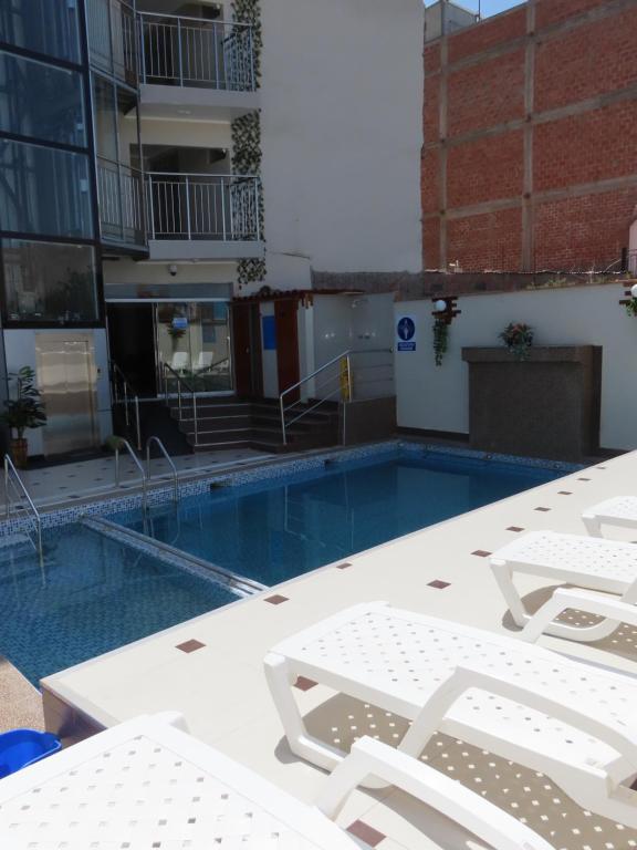 Bazén v ubytování Hotel Spa Machupicchu nebo v jeho okolí