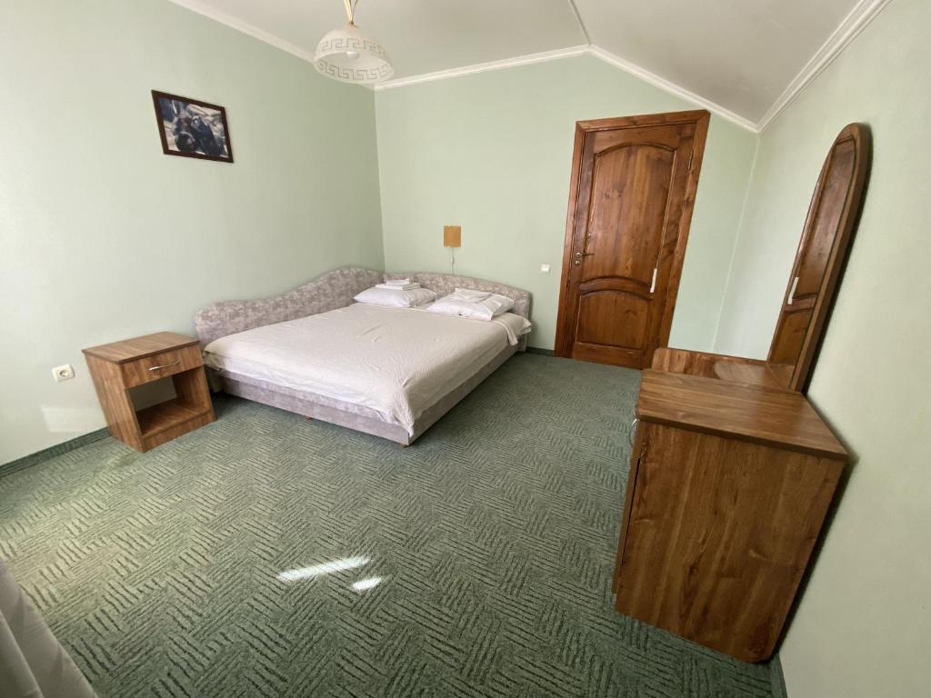 Postel nebo postele na pokoji v ubytování Edelweiss