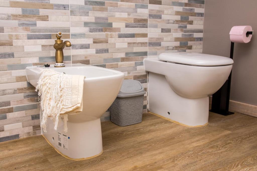 Kúpeľňa v ubytovaní B&B Miellò nelle Langhe