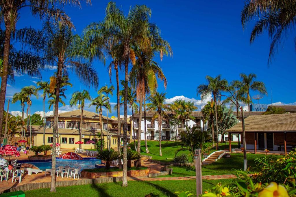 Um jardim em Caldas Park & Hotel XPTO Turismo