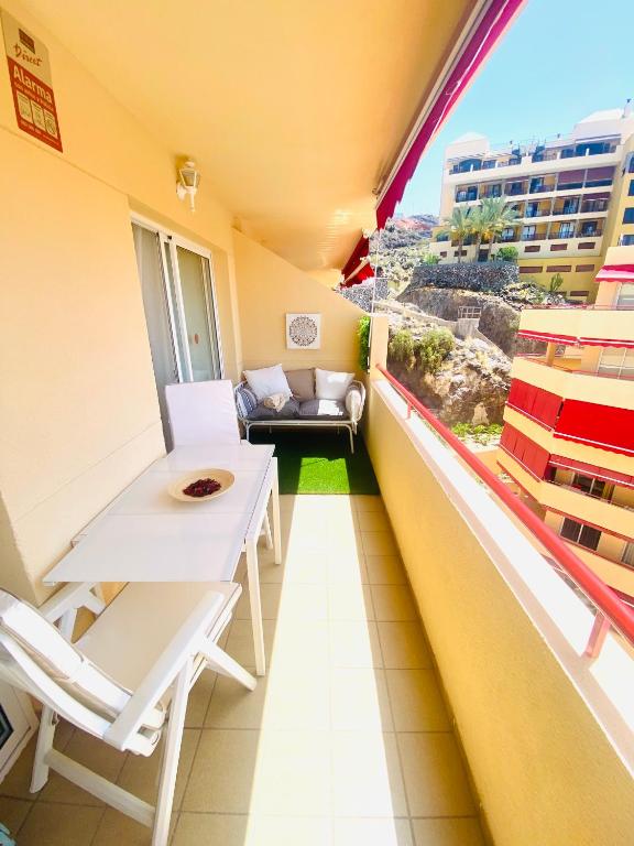 Balkón alebo terasa v ubytovaní Bonito apartamento cerca del mar