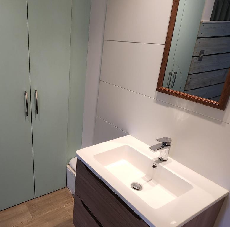 Koupelna v ubytování Apart Hotel Rapa Nui