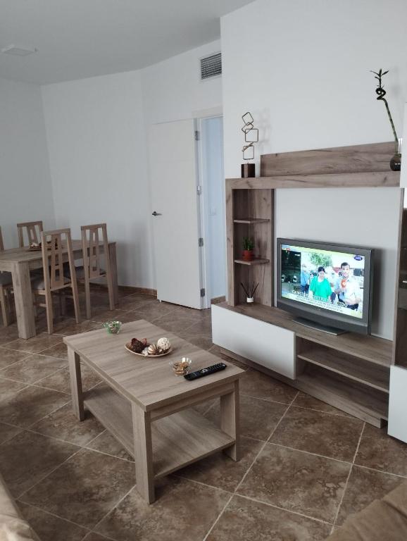 TV a/nebo společenská místnost v ubytování Nuevo Jerez