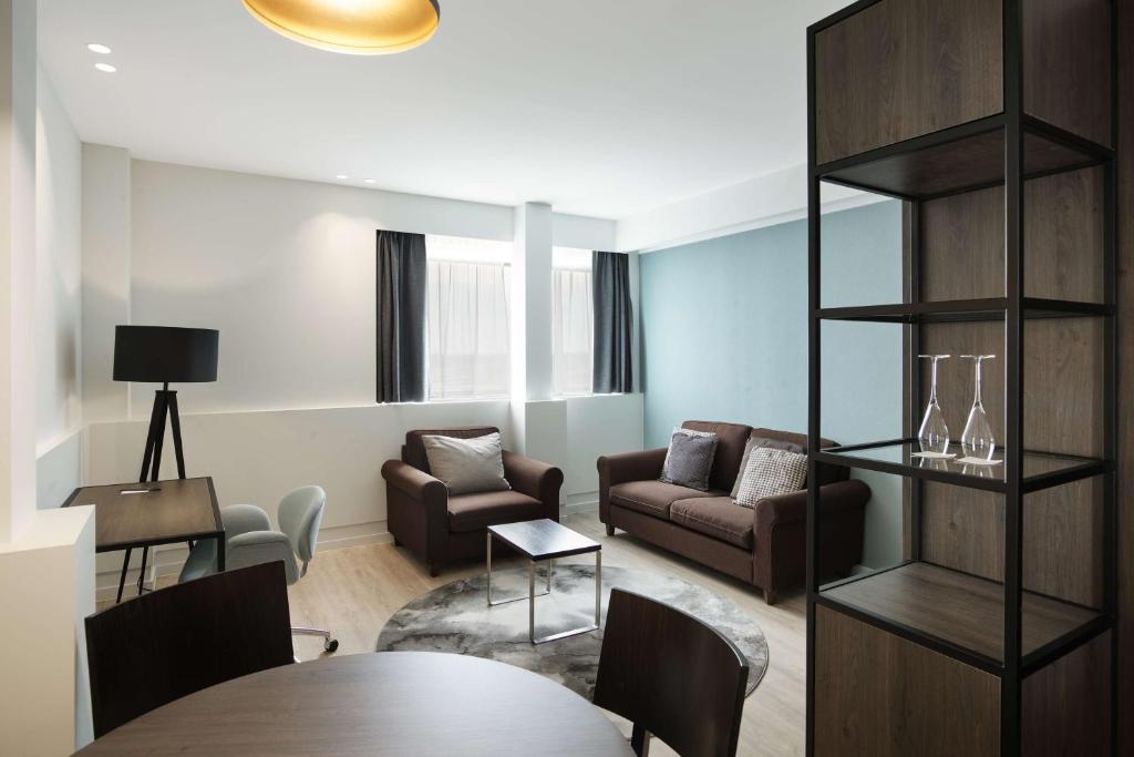Posezení v ubytování Radisson Blu Hotel, Hasselt