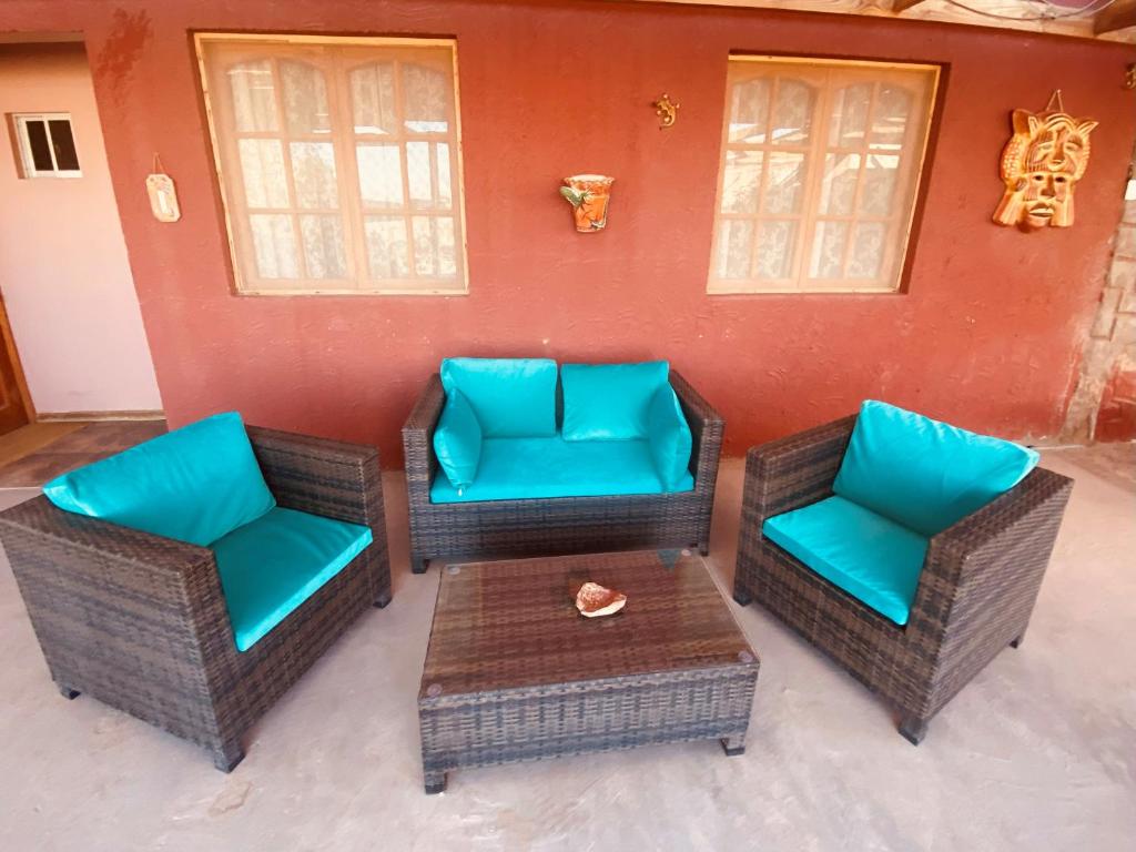 Posezení v ubytování Hostal Katari