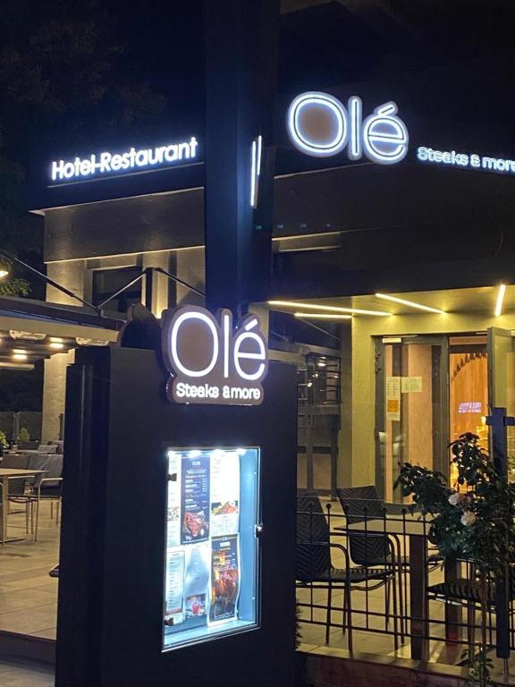 Certifikát, hodnocení, plakát nebo jiný dokument vystavený v ubytování OLÉ Hotel