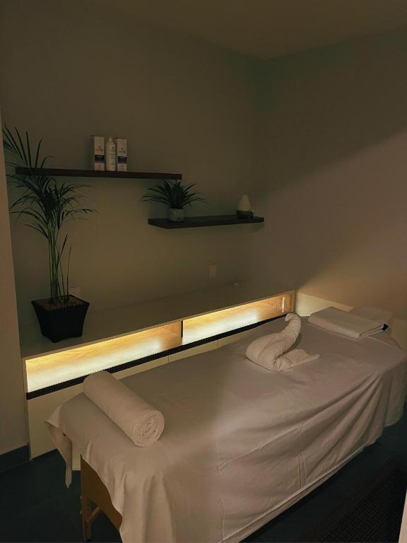 Postel nebo postele na pokoji v ubytování Suites Layfer, Córdoba, Veracruz, México