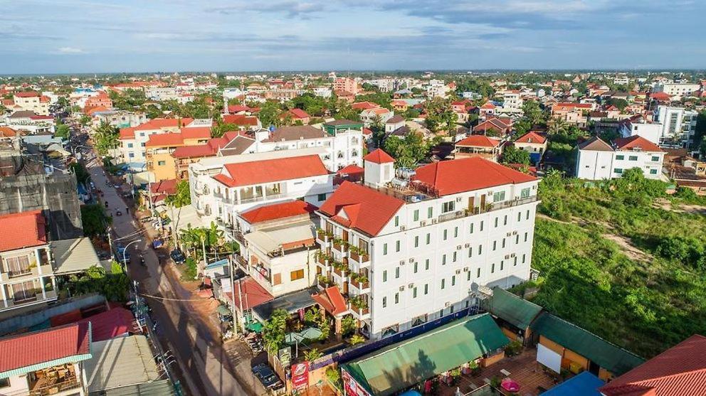 Nespecifikovaný výhled na destinaci Siem Reap nebo výhled na město při pohledu z hotelu