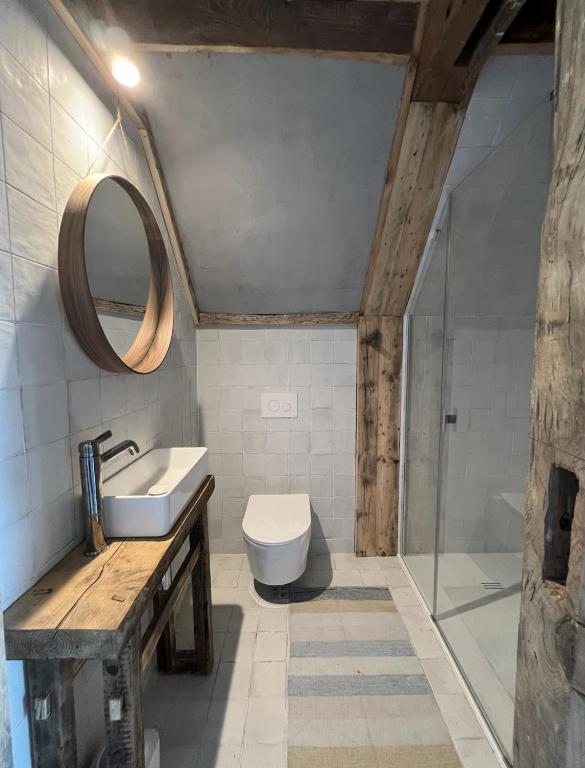 Koupelna v ubytování Tilia authentic home, butikowe apartamenty nad morzem