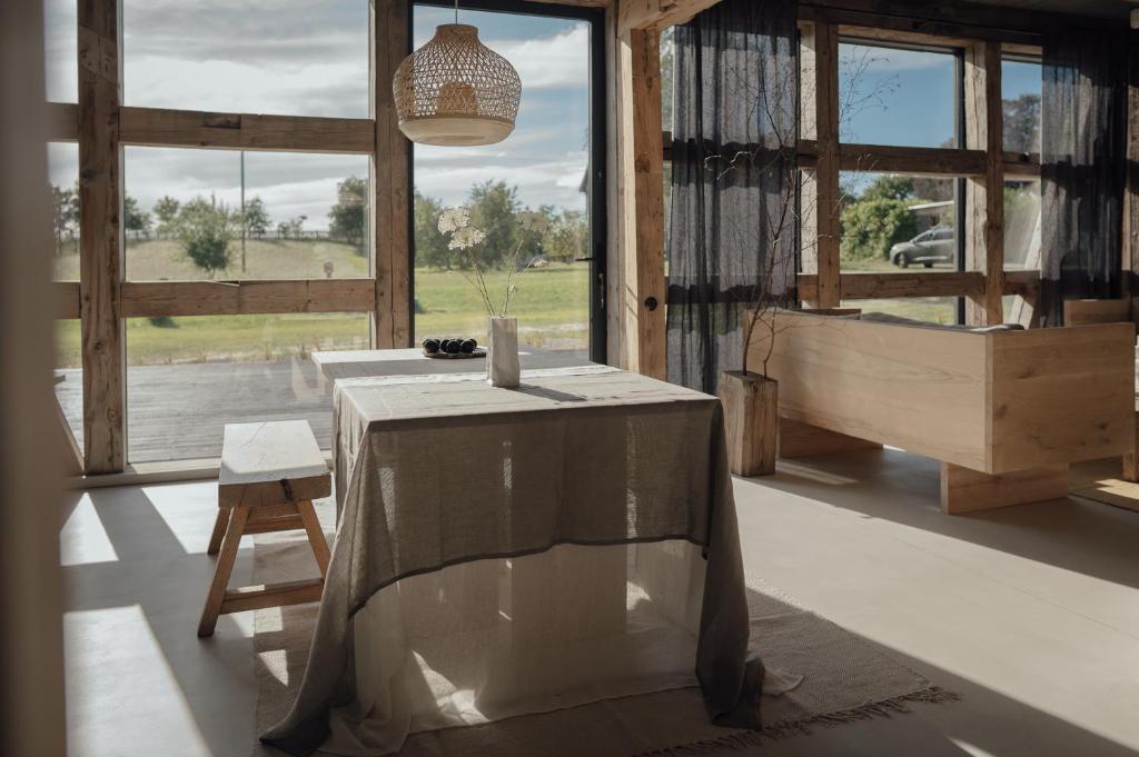 Posezení v ubytování Tilia authentic home, butikowe apartamenty nad morzem