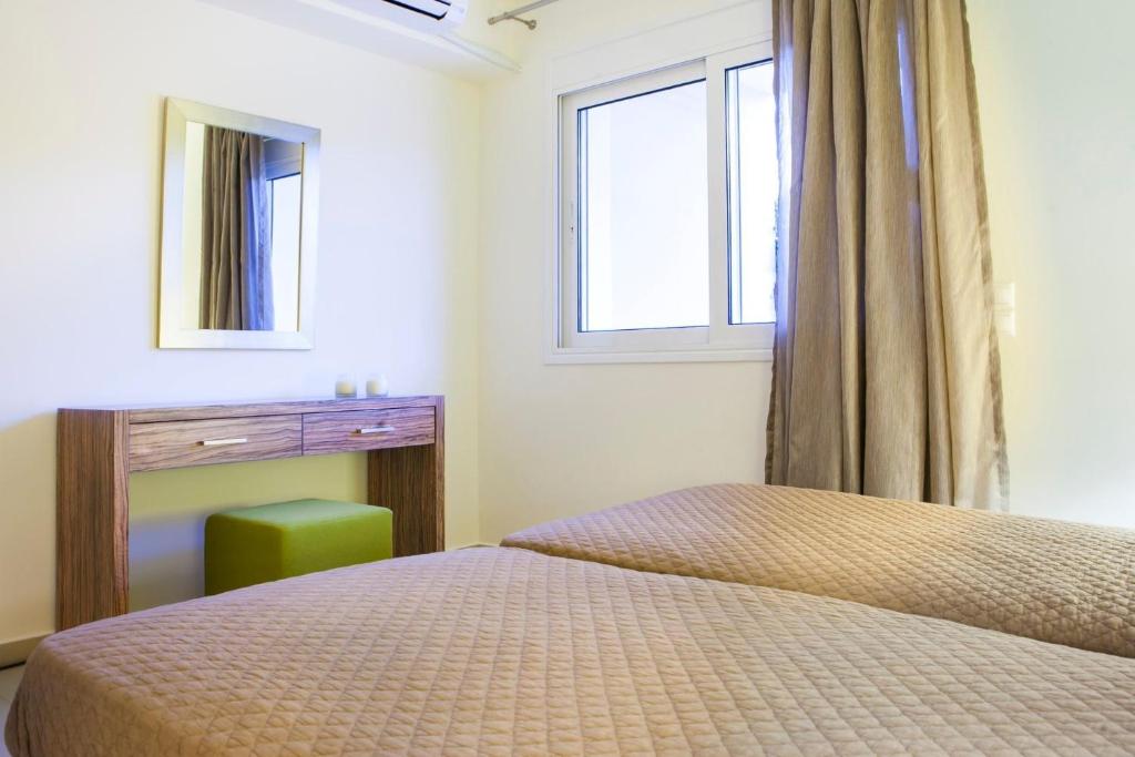 Łóżko lub łóżka w pokoju w obiekcie Eucalyptus Apartments Apartment Meli