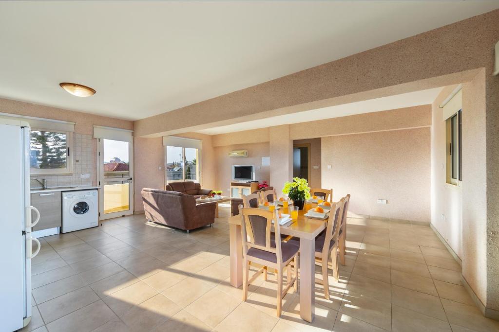 Kuchyň nebo kuchyňský kout v ubytování Pelagos apartment 6