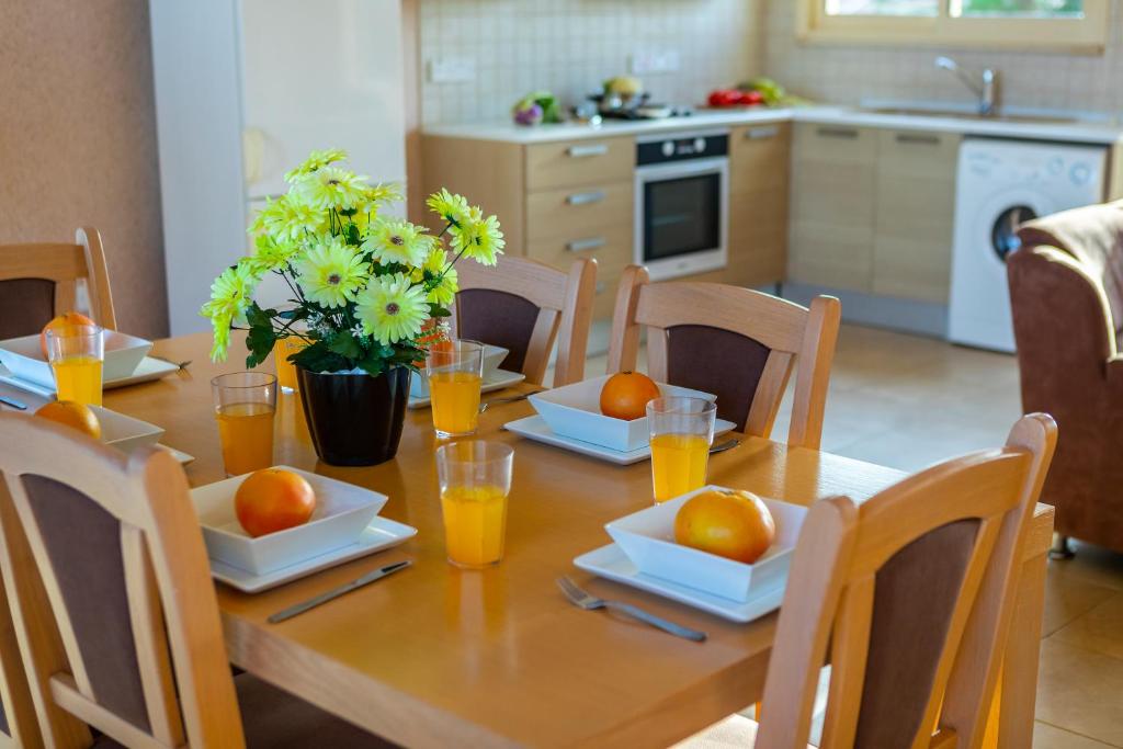 Kuchyň nebo kuchyňský kout v ubytování Pelagos apartment 6