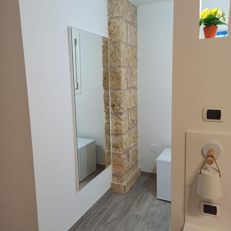 A bathroom at La Corte dei Marchesi