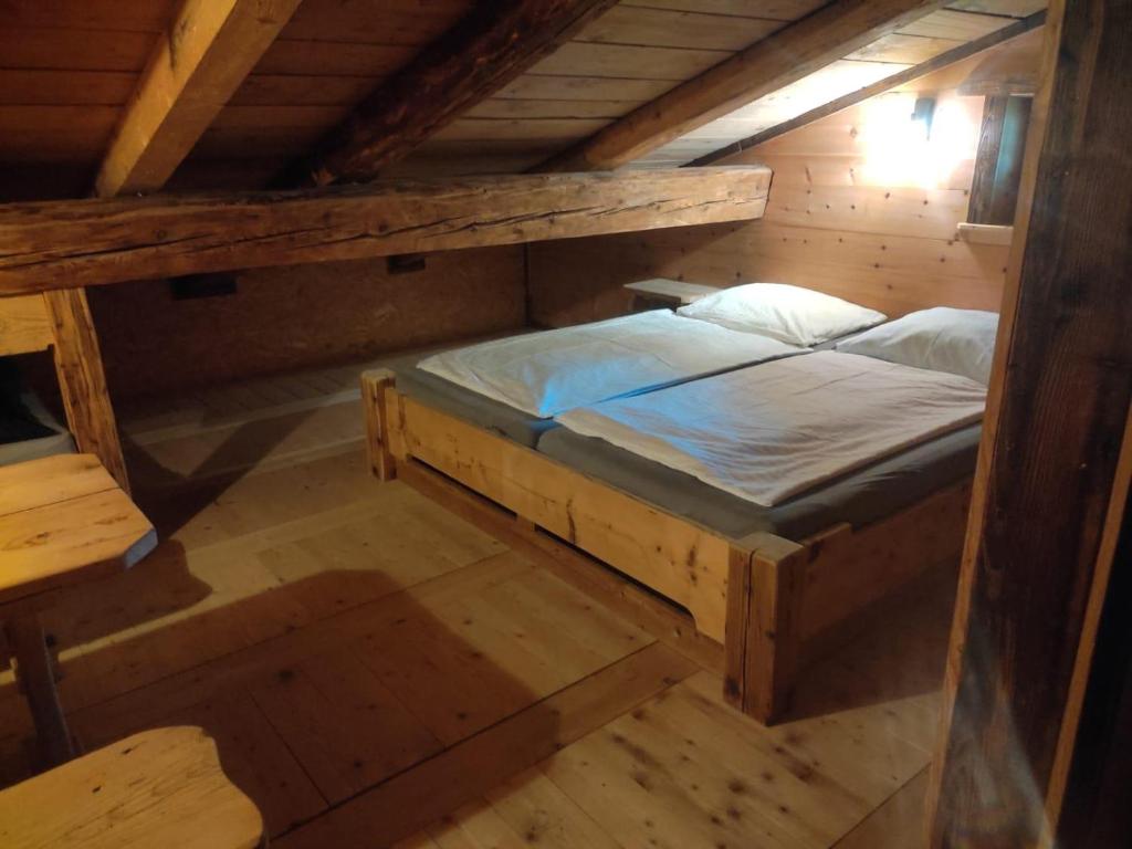 Postel nebo postele na pokoji v ubytování Ferienhaus Gaishütte