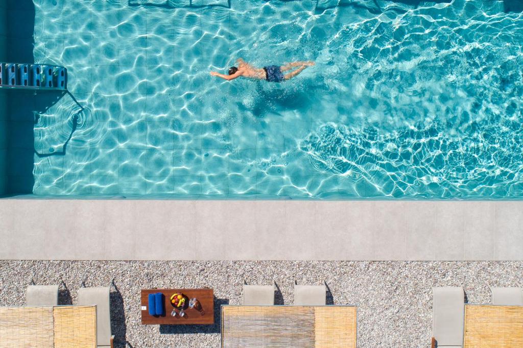 Bazén v ubytování Rodostamo Hotel & Spa- Adults Friendly nebo v jeho okolí