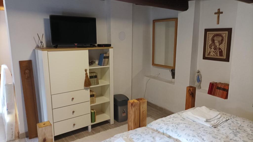 Posteľ alebo postele v izbe v ubytovaní Guesthouse Tulipán Vendégház