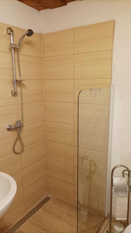 Kúpeľňa v ubytovaní Guesthouse Tulipán Vendégház