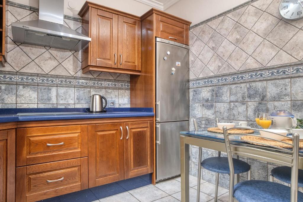 Kuchyň nebo kuchyňský kout v ubytování Casa Jolatero Ventana al Charco