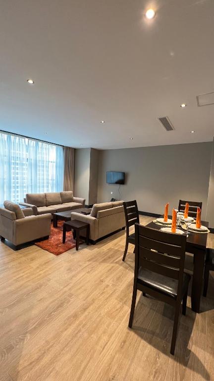 Posezení v ubytování Sincerely Yours Suites & Serviced Apartments