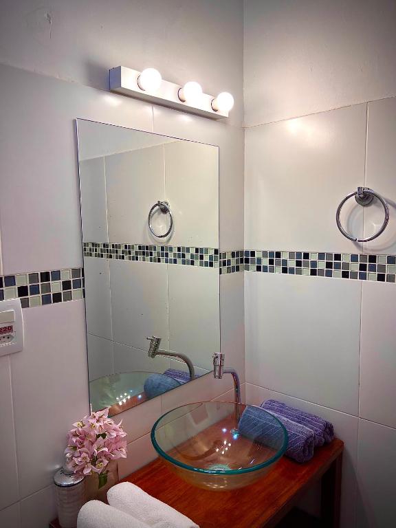 Koupelna v ubytování Residencial Bem-te-vi