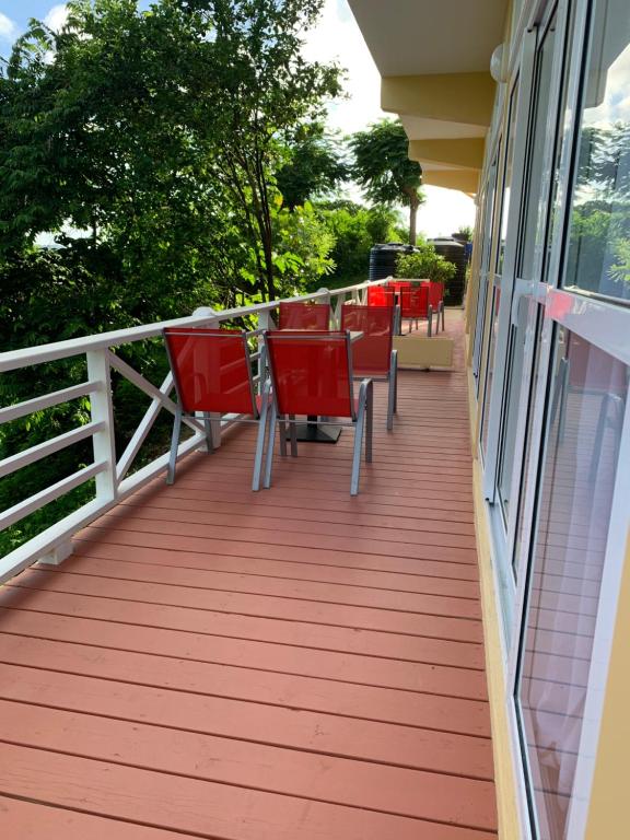 Balkón nebo terasa v ubytování Kay Nou Apartments