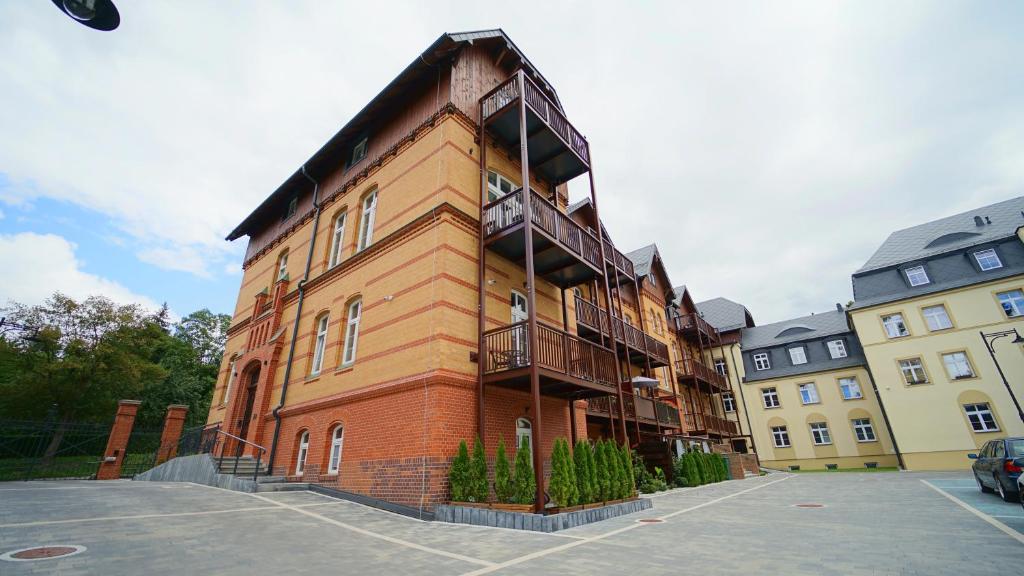 Budova, v ktorej sa apartmán nachádza