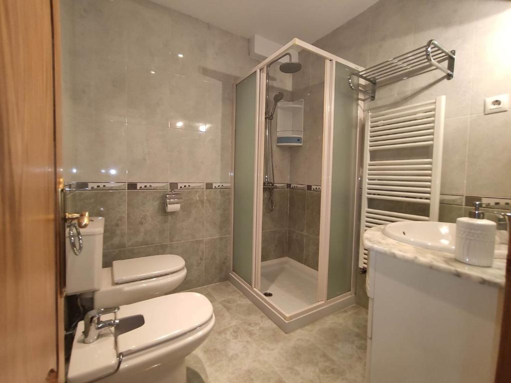 A bathroom at Casa Elvira