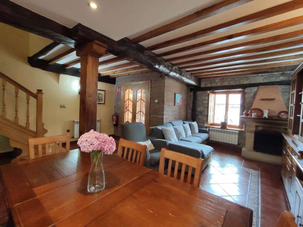 A seating area at Casa Elvira