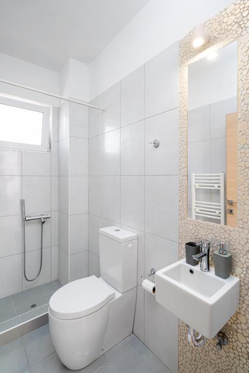Koupelna v ubytování Mira Sitia Luxury Apartment