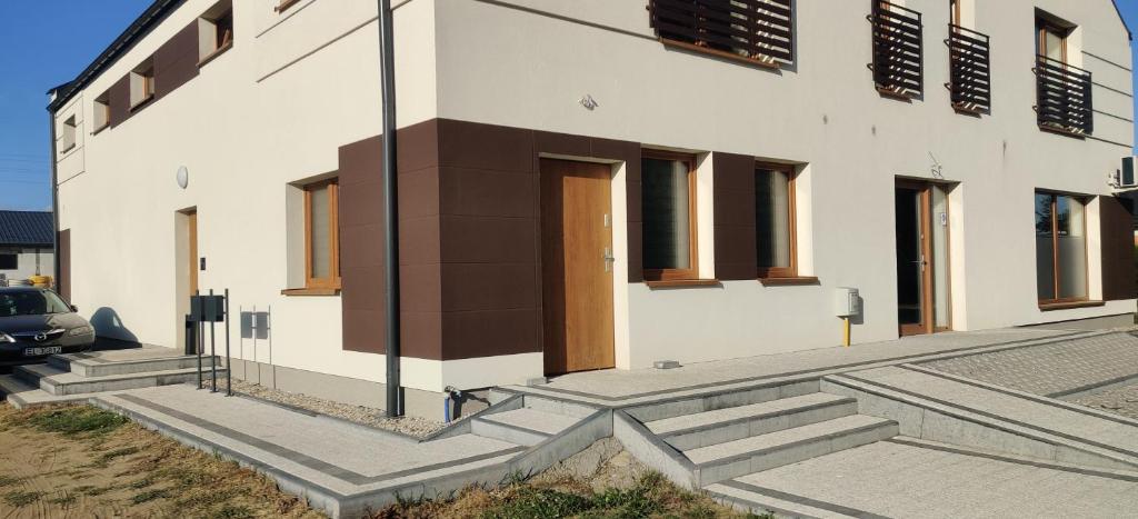 Budynek, w którym mieści się apartament