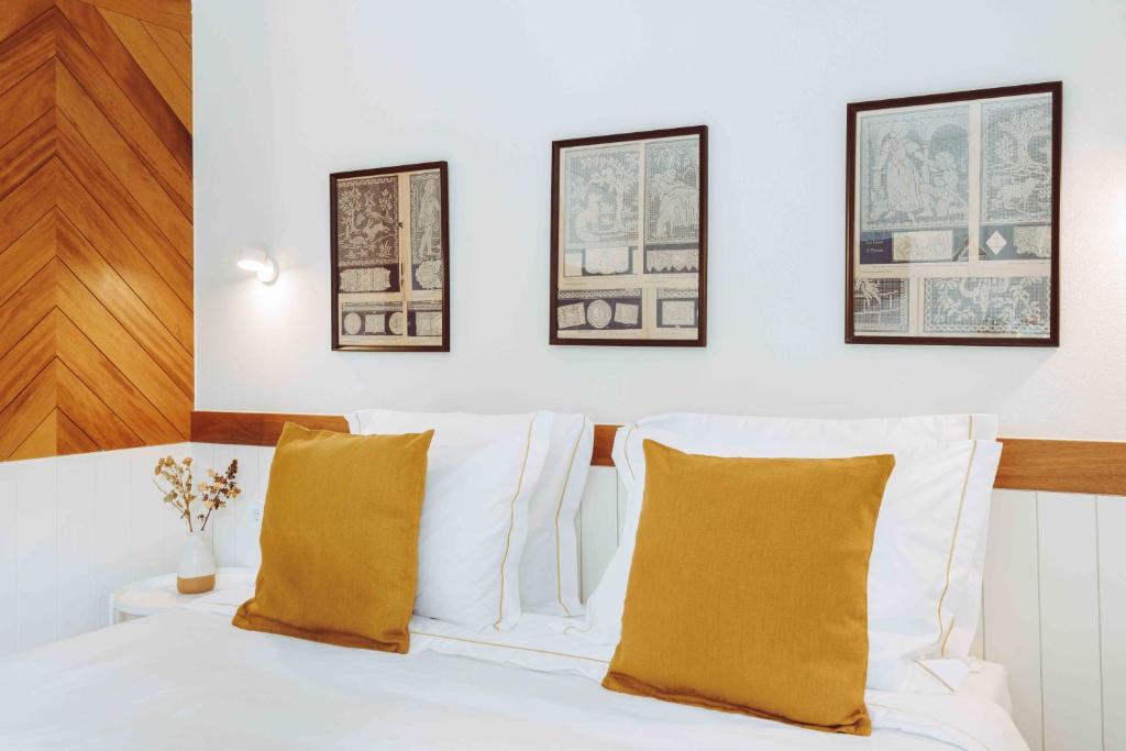 Uma cama ou camas num quarto em Oliveiras Village — Agroturismo