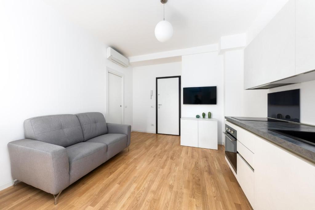 Televízia a/alebo spoločenská miestnosť v ubytovaní Casa da Suite Centrale