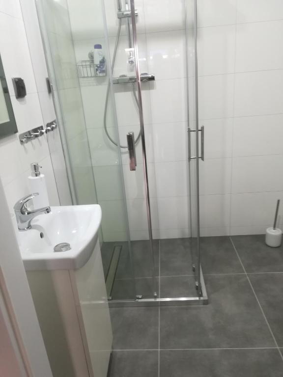 Kúpeľňa v ubytovaní Viktoria
