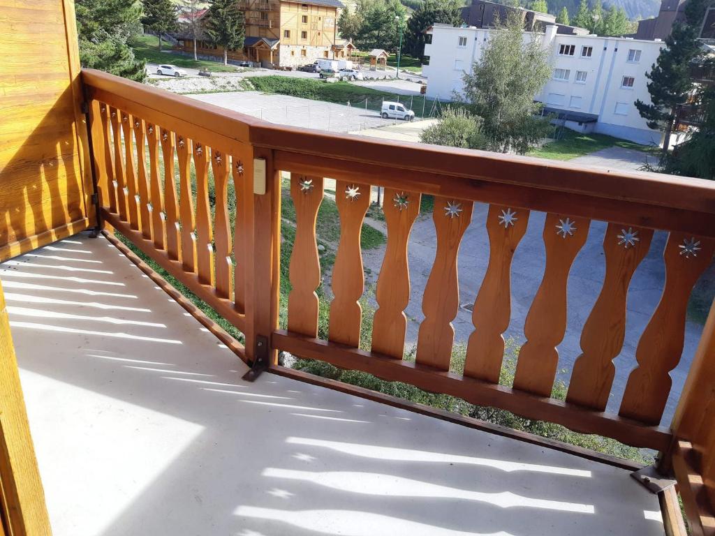 Balkón alebo terasa v ubytovaní Les Deux Alpes - Appartement 2 pièces, 6 personnes, 42m², au pied des pistes avec garage privatif - FR-1-516-182