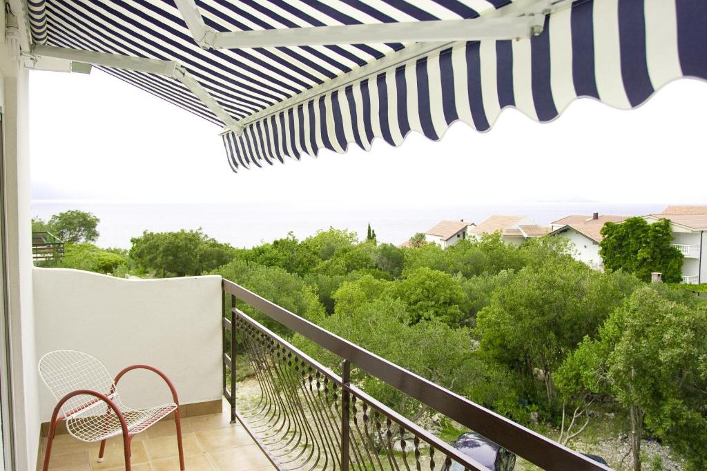 Balkón nebo terasa v ubytování Apartments with parking spaces Podaca, Makarska - 15748
