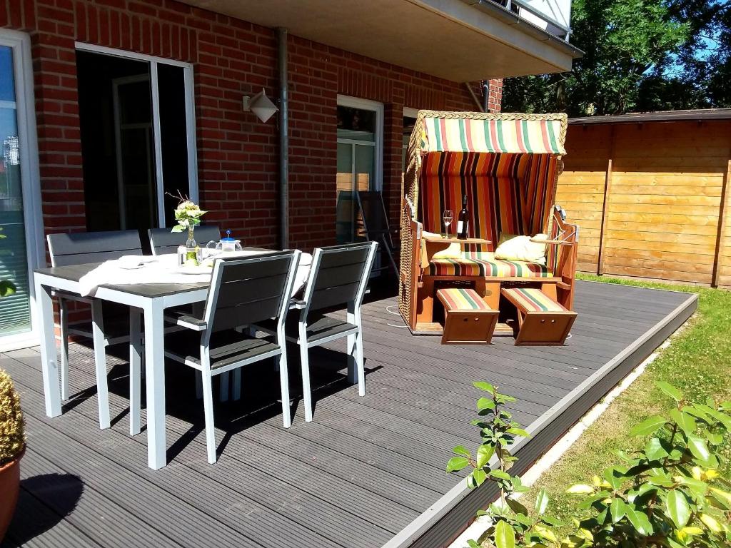 Patio nebo venkovní prostory v ubytování GrachtenEck