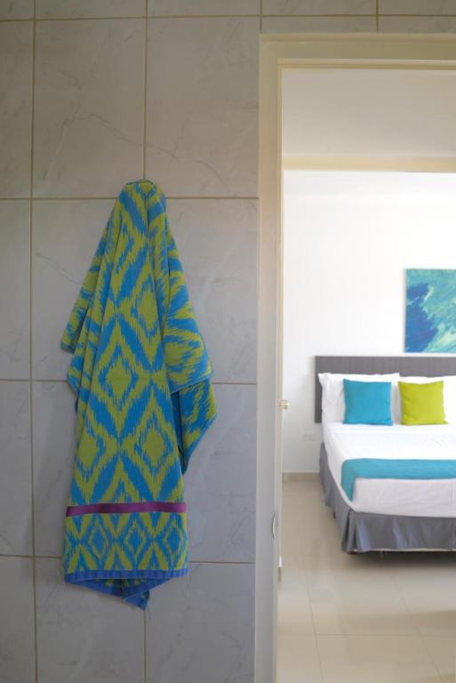 Postel nebo postele na pokoji v ubytování Beach Homes Aruba