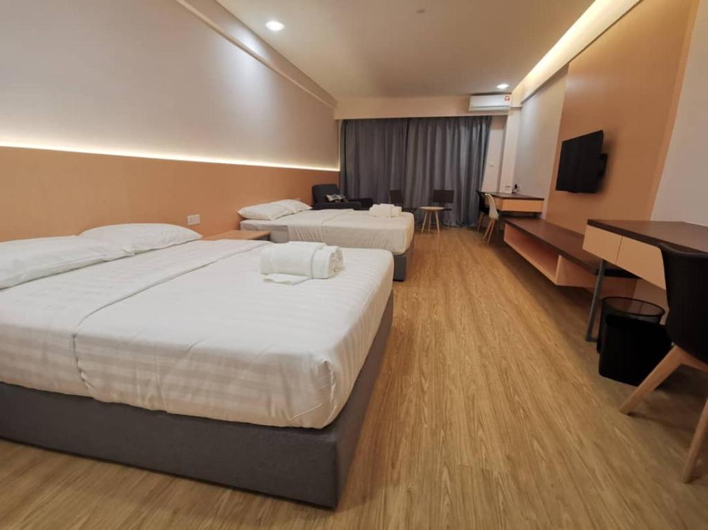 Postel nebo postele na pokoji v ubytování deCose