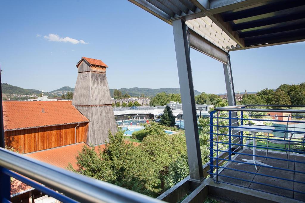 Balkón nebo terasa v ubytování GUESTHOUSE ZURZACH - Self Check-in